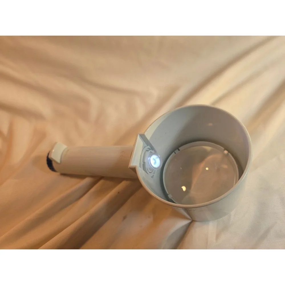 Handheld 4X 12D Illuminated Magnifying Glass with LED Light White and Blue